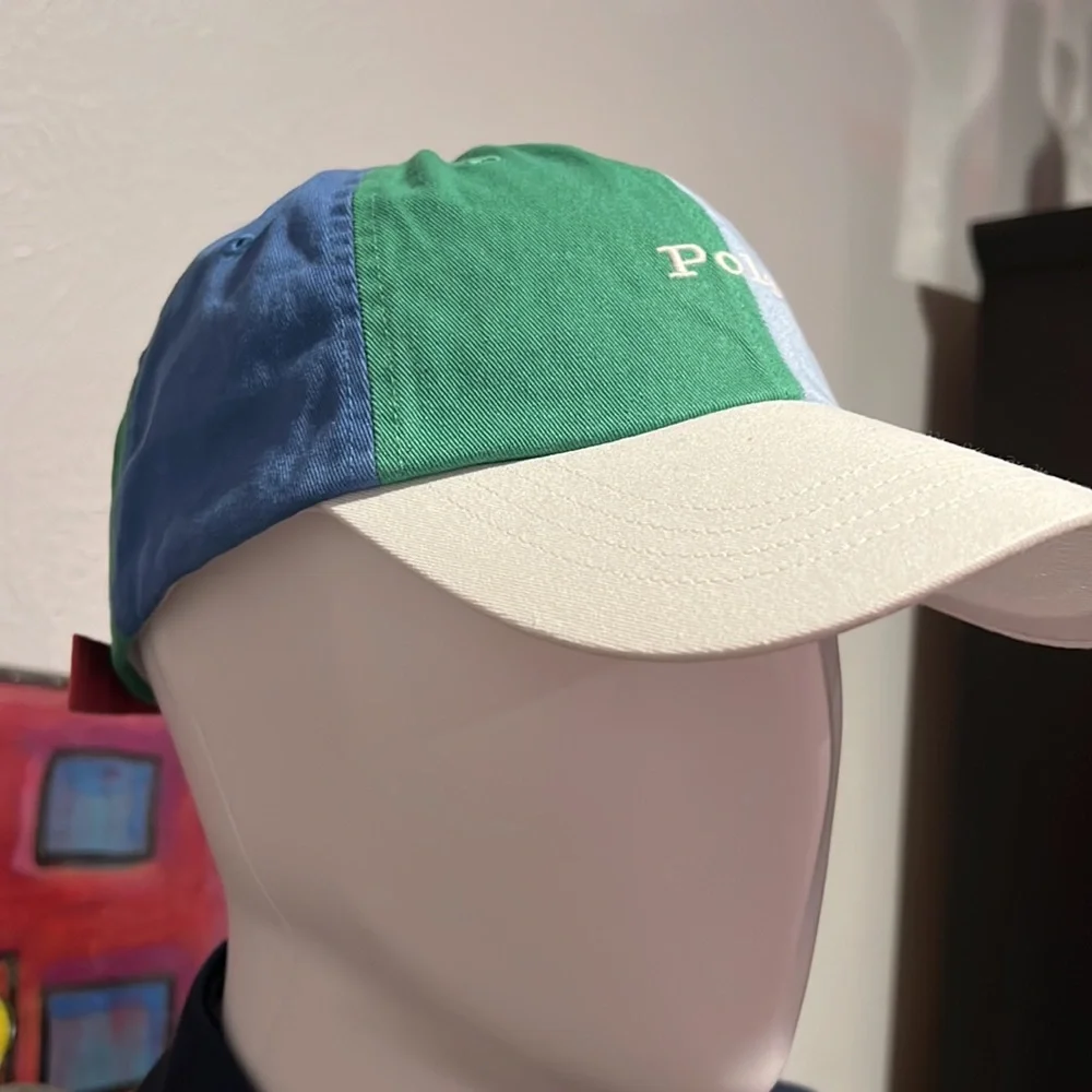 POLO RALPH LAUREN Men`s Color-Blocked Chino Ball Cap - Picture 3 of 10
